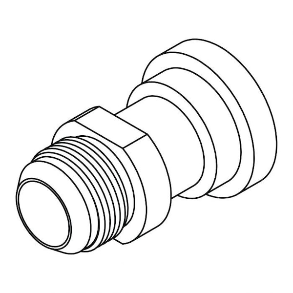 Tompkins Hydraulic Fitting-Flange16MJ-20FL C62 NO BRAZE 6842-16-20 - main